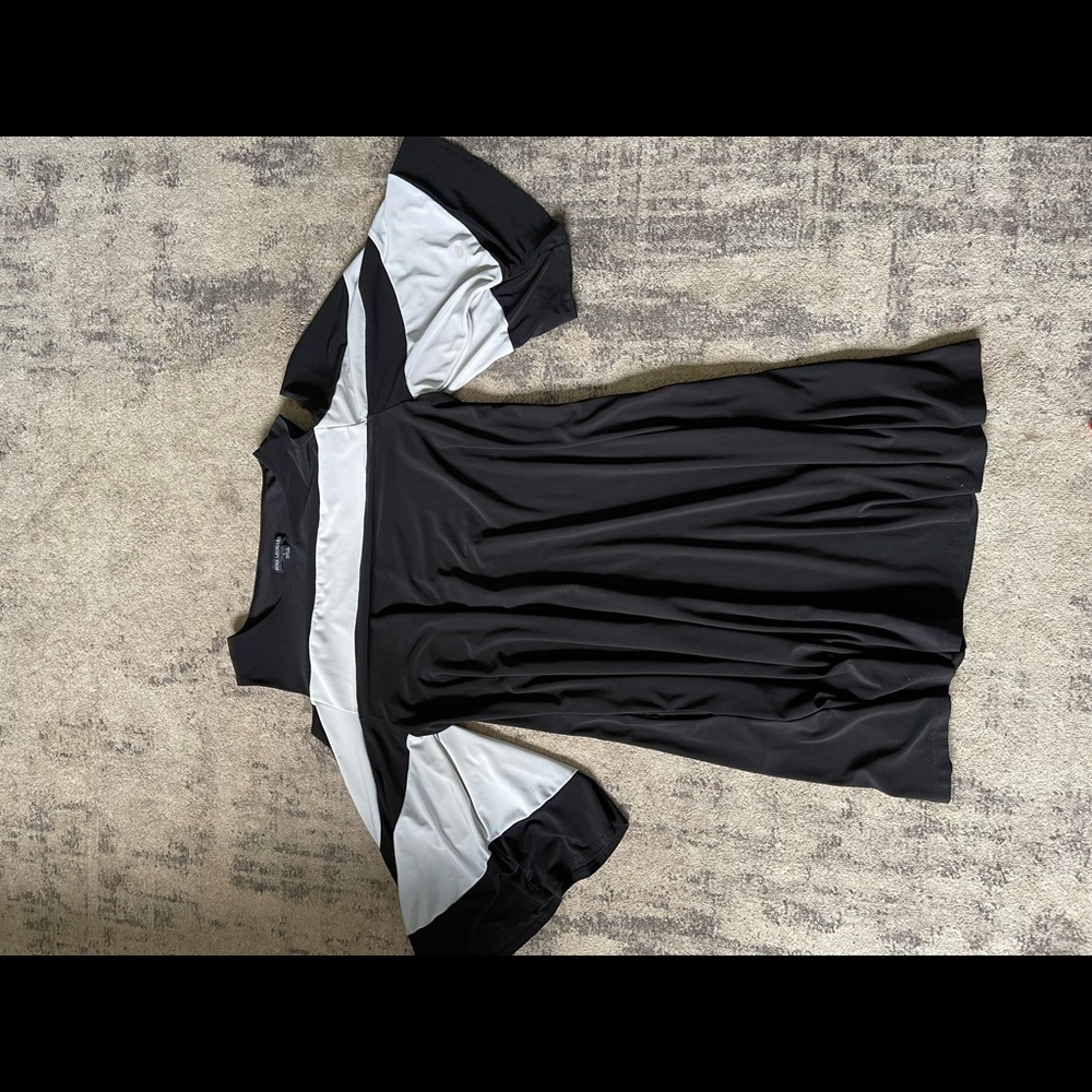 Black and white dress